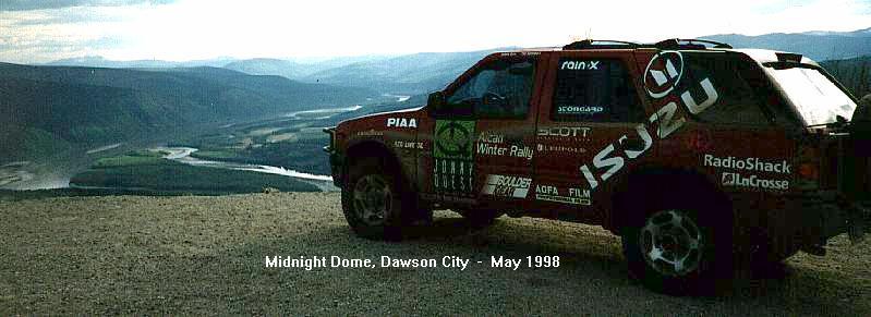 The view from Midnight Dome, Dawson City